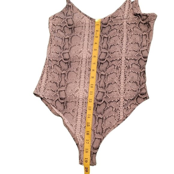 Gaze Brand Snakeskin Body Suit - Size M - Picture 5 of 6